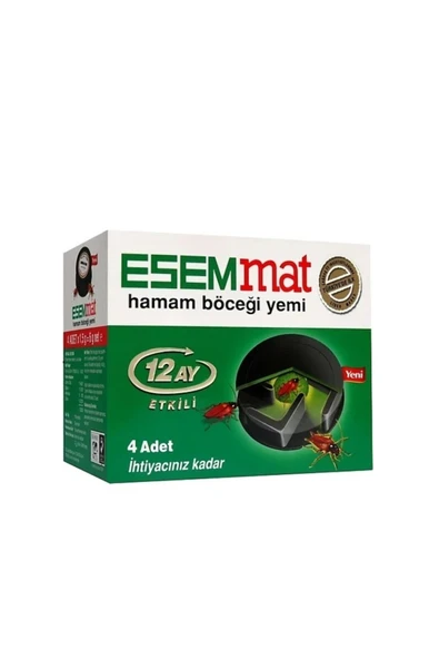 Esemmat  Hamam Böceği Yemi 12 Ay Etkili 4 Adet ürün görseli 1