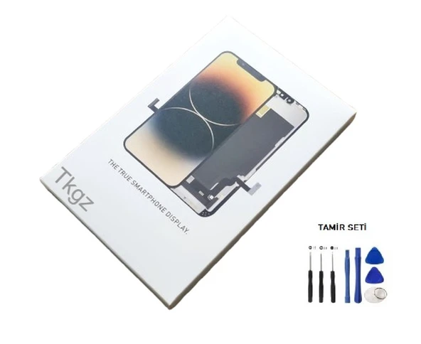 Tkgz iPhone 14 PRO MAX Lcd Ekran Dokunmatik A+A Kalite  + TAMİR SETİ ürün görseli 1