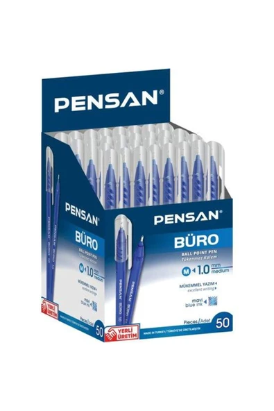 Pensan  Büro Tükenmez Kalem 1mm 2270 50 Li Paket ürün görseli 1