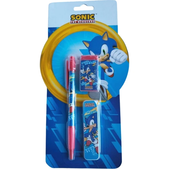 Sonic Kırtasiye Seti Versatil Kalem + Silgi + Uç 582456 ürün görseli 1