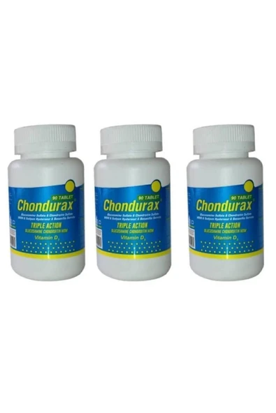 Chondurax Glucosamine Chondroitin Msm 90 Tablet 3'lü Paket ürün görseli 1