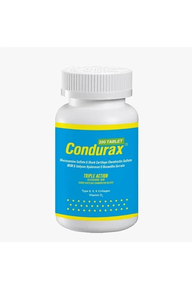 Chondurax Condurax Glucosamine Shark Cartilage Chondroitin Msm 200 Tablet ürün görseli 1