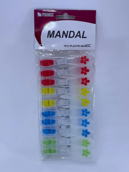 VMAX 10 LU PLASTİK MANDAL ürün görseli 1