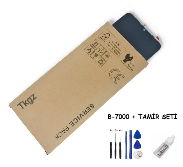 Tkgz Tecno Camon 20 Lcd Dokunmatik Ekran CK6,CK6n SERVİCE PACK + B-7000 + TAMİR SETİ ürün görseli 1