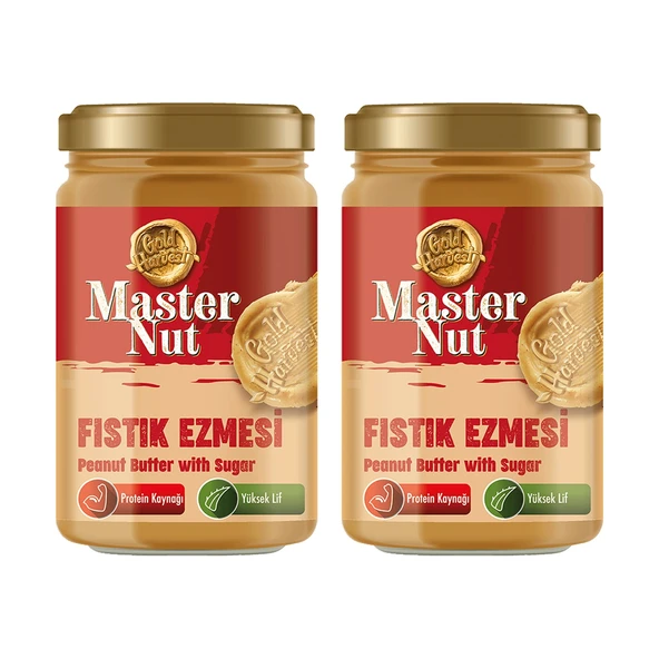 Master Nut Fıstık Ezmesi 300 gr x 2 Adet ürün görseli 1