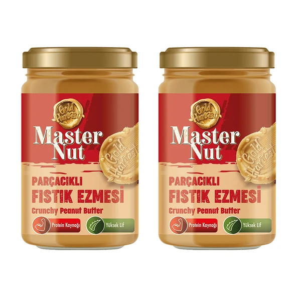 Master Nut Parçacıklı Fıstık Ezmesi 300 gr x 2 Adet ürün görseli 1