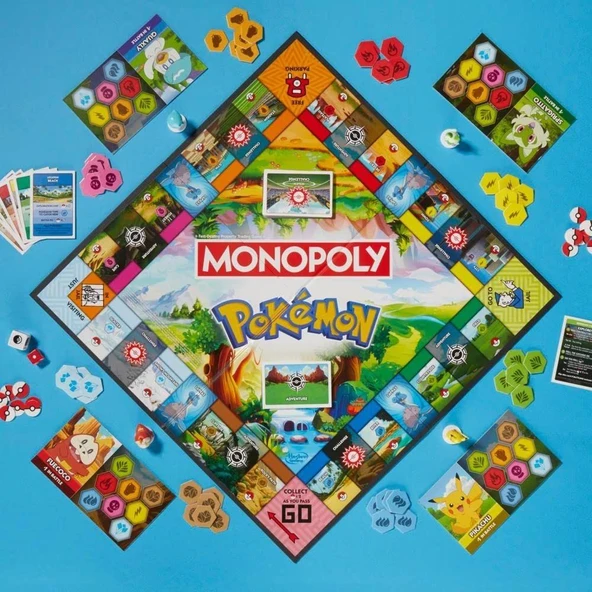 Orjinal Monopoly Pokemon İngilizce Monopoly - Resim 2