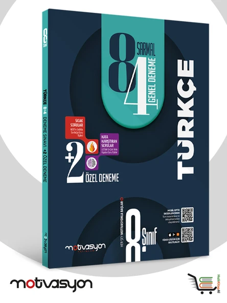 Motivasyon 8. Sınıf Türkçe 8+4+2 Deneme ürün görseli 1
