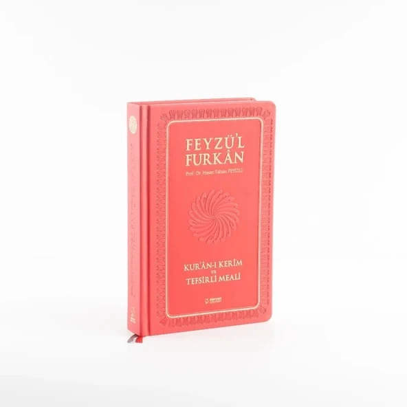 Feyzü'l Furkan Kur'ân-ı Kerîm ve Tefsirli Meali (Orta Boy - Mushaf ve Meal - Ciltli) PEMBE ürün görseli 1