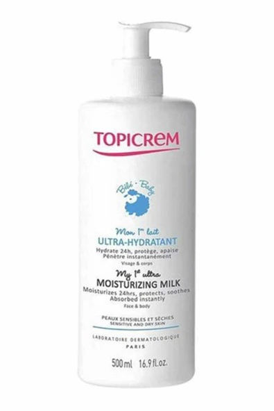 Topicrem Baby Moisturizing Milk 500 ml ürün görseli 1