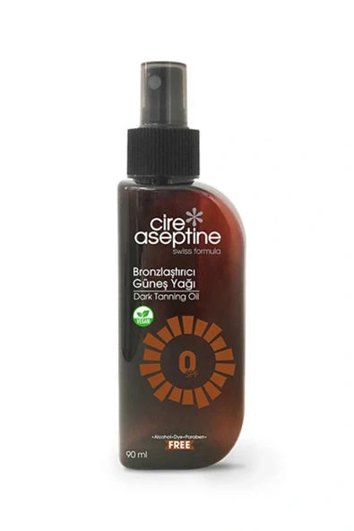 Cire Aseptine 0 SPF Bronzlaştırıcı Güneş Yağı – Hızlı Bronzluk, Yoğun Parlaklık 90 ml ürün görseli 1