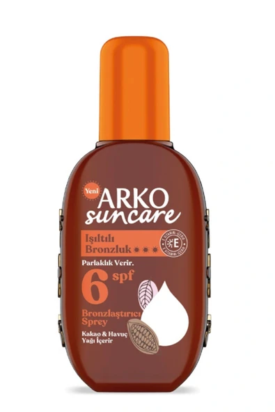 Arko Sun Care SPF 6 Bronzlaştırıcı Güneş Yağı – Doğal Bronzluk, E Vitamini Destekli 220 ml ürün görseli 1
