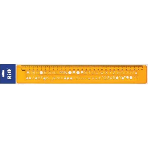 RİO CETVEL UNIVERSAL YAZI ŞABLONU 30 CM ürün görseli 1