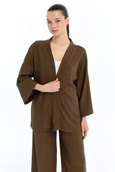 Kadın Kimono Pantolon Takım - Resim 5