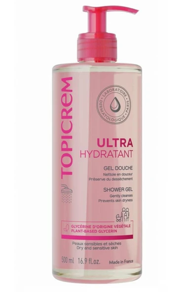 Topicrem Ultra Moisturizing Shower Gel 500 ml ürün görseli 1