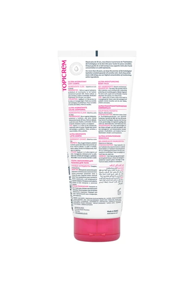 Topicrem Ultra Moisturizing Body Milk 200 ml - Resim 2