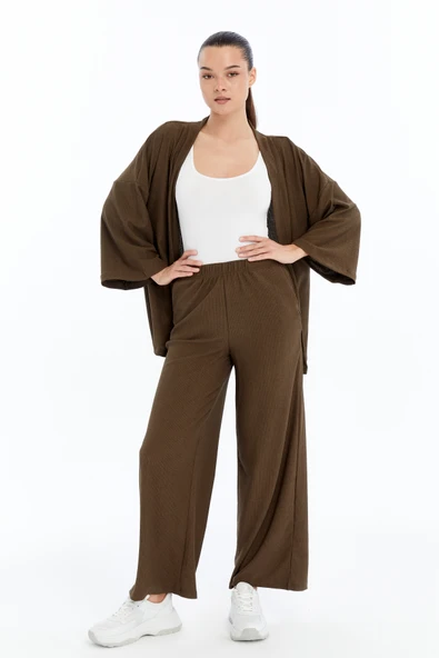 Kadın Kimono Pantolon Takım - Resim 7