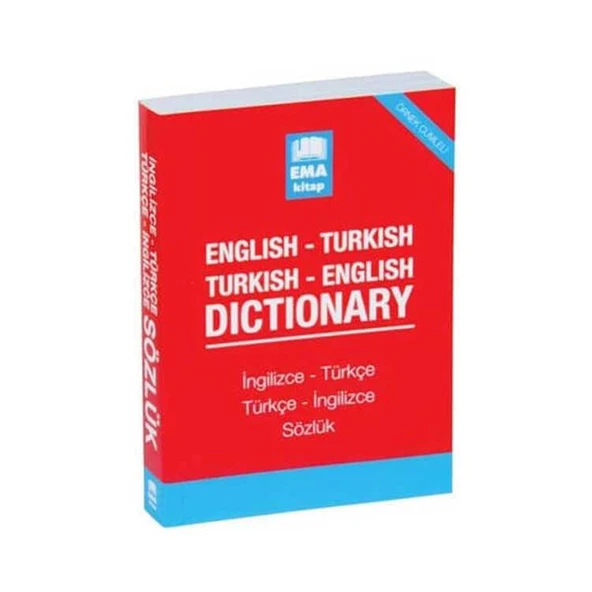 EMA İNGİLİZCE-TÜRKÇE TÜRKÇE-İNGİLİZCE SÖZLÜK ürün görseli 1