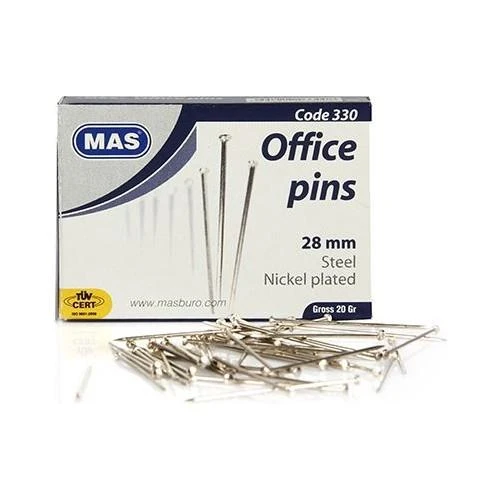 MAS TOPLU İĞNE 20 GR 28 MM 330 ürün görseli 1