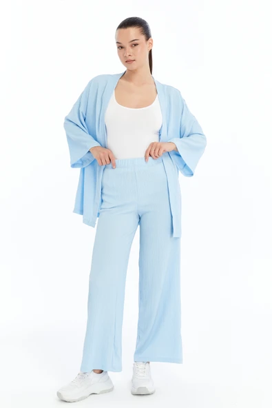 Kadın Kimono Pantolon Takım - Resim 4