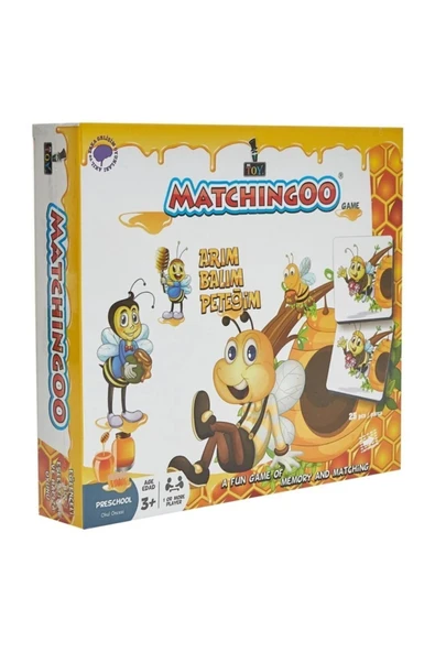 Matchingoo Memory Game Hafıza Oyunu Arım Balım Peteğim ürün görseli 1