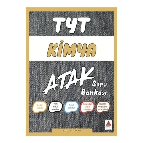 DELTA KÜLTÜR TYT KİMYA ATAK SORU BANKASI ürün görseli 1