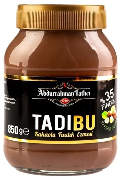 Abdurrahman Tatlıcı Tadıbu Kakaolu Fındık Ezmesi 850 gr ürün görseli 1