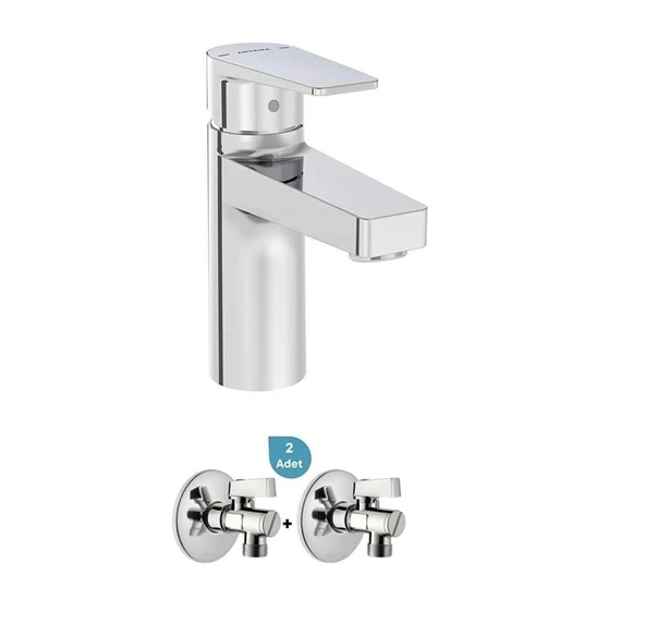 Artema Flow Square Lavabo Bataryası + 2'li Ara Musluk ürün görseli 1