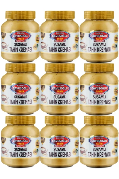 Bozkırlı Çavuşoğlu Çavuşoğlu Susamlı Tahin Kreması 330 gr x 9 Adet ürün görseli 1