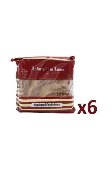 Abdurrahman Tatlıcı Kakaolu Tahin Helvası 300 Gr X 6 Adet ürün görseli 1