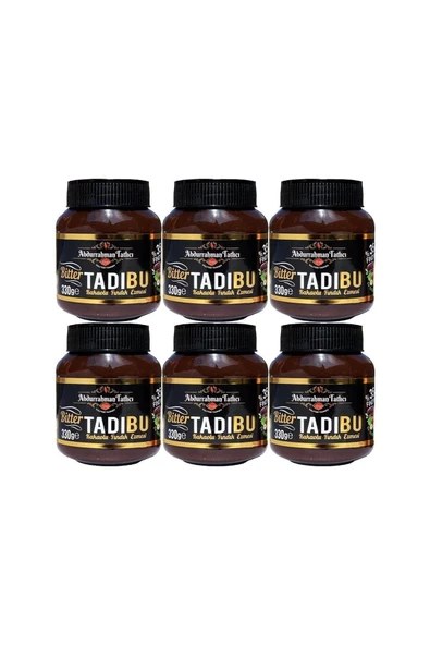 Abdurrahman Tatlıcı Tadıbu Bitter Kakaolu Fındık Ezmesi 330 Gr 6 Adet ürün görseli 1