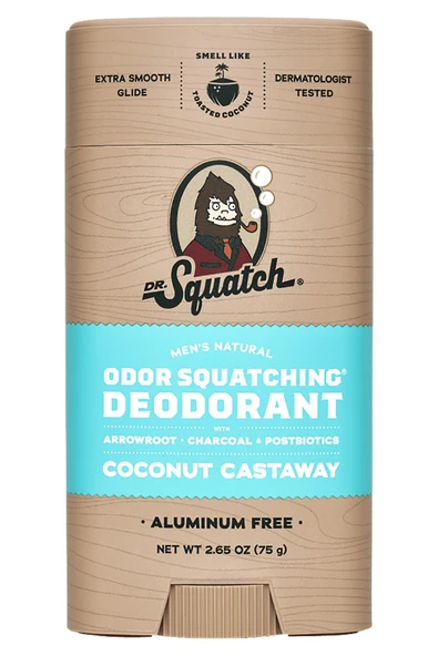 Dr. Squatch Coconut Castaway Alüminyumsuz Stick Deodorant 75GR ürün görseli 1