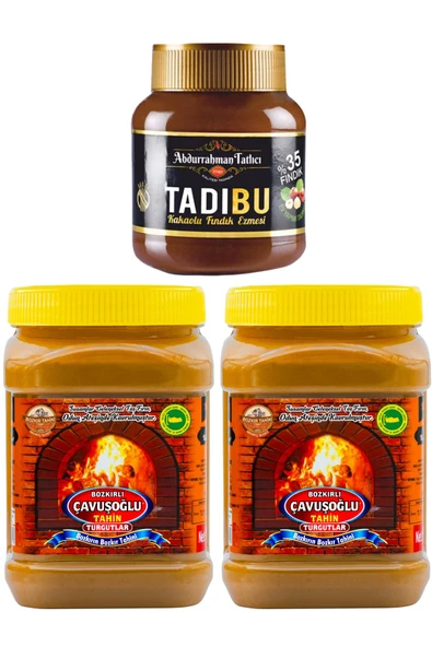 Abdurrahman Tatlıcı Tadıbu 330g + 2 X Odun Ateşinde Kepekli Bozkır Tahini 930g ürün görseli 1