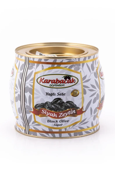 Karabacak Zeytin Karabacak Siyah Zeytin Süper Boy 2 Kğ Teneke Kutu ürün görseli 1
