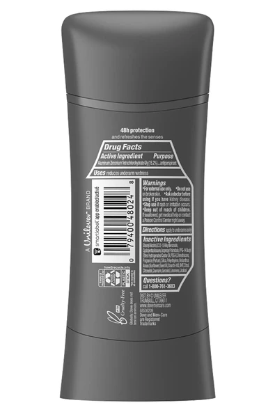 Dove Men Eucalyptus + Birch Antiperspirant Stick Deodorant 74GR - Resim 2