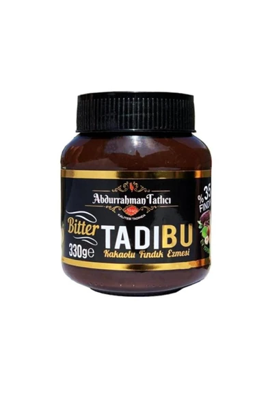 Abdurrahman Tatlıcı Abdurahman Tatlıcı Tadıbu Bitter Kakaolu Fındık Ezmesi 330 gr ürün görseli 1
