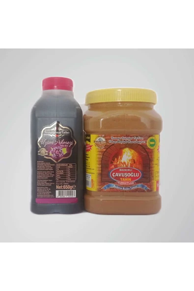 peynel Abdurrahman Tatlıcı Üzüm Pekmezi 650g Çavuşoğlu Tahin 930g ürün görseli 1