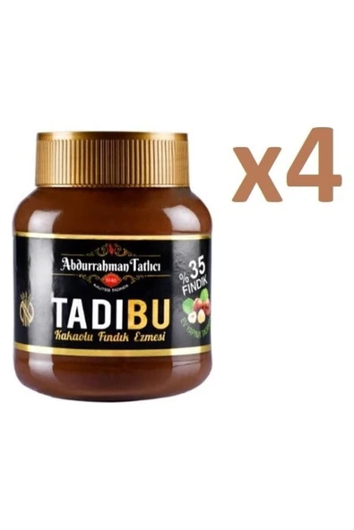 Abdurrahman Tatlıcı Kakaolu Fındık Ezmesi Tadıbu 330 Gr 4 Adet ürün görseli 1