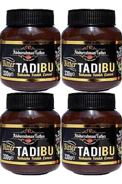 tadıbu Tadibu Bitter Kakaolu Fındık Ezmesi 4 Adet 330 gr ürün görseli 1