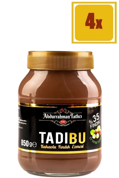 tadıbu Abdurrahman Tatlıcı Kakaolu Fındık Ezmesi 850 4 Adet ürün görseli 1