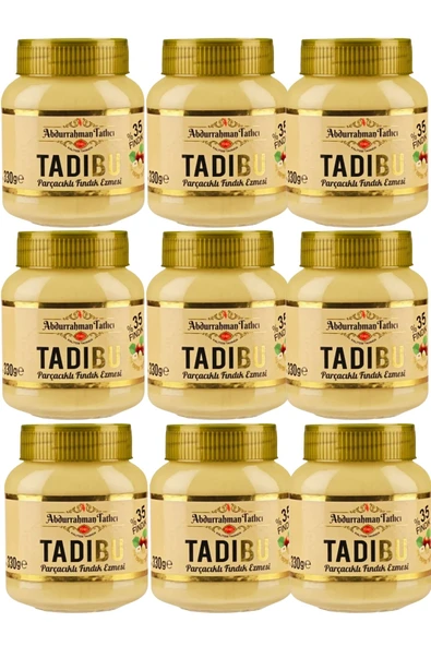 Abdurrahman Tatlıcı 330 TADIBU FINDIK PARÇAÇIKLI X 9 ADET ürün görseli 1