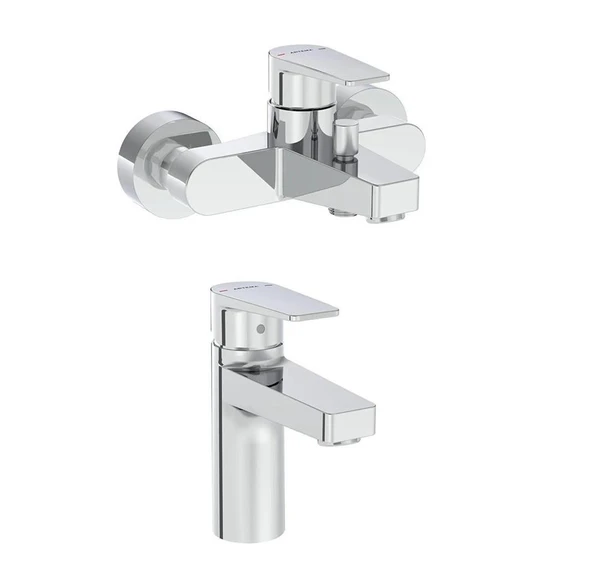 Artema Flow Square Banyo Bataryası + Lavabo Bataryası Set ürün görseli 1