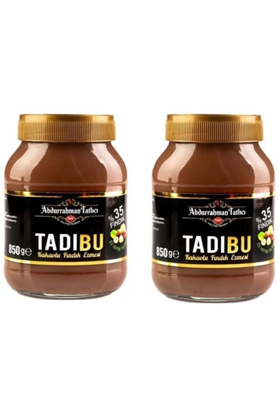 Abdurrahman Tatlıcı Tadıbu Kakaolu Fındık Ezmesi 850 Gr X 2 Adet ürün görseli 1