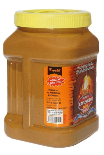 Çavuşoğlu Bozkır Tahini Kepekli Tahin Plastik Kutu 930 gr ürün görseli 1