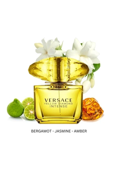 Versace Yellow Diamond Intense EDP 90 ml Kadın Parfüm - Resim 3