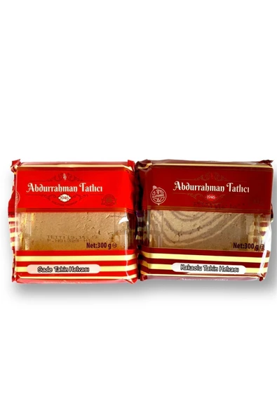 Abdurrahman Tatlıcı Kakaolu Helva+sade Helva 300 Gr (glikoz Içermez) ürün görseli 1