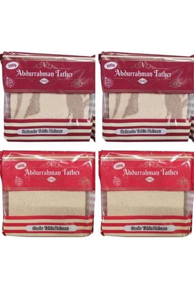 Abdurrahman Tatlıcı Sade Helva 300grx2adet+kakolu Helva300grx2adet ürün görseli 1