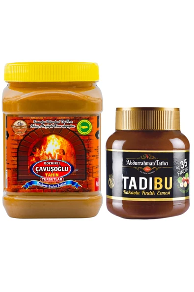 Abdurrahman Tatlıcı Tadıbu 330g + Odun Ateşinde Kepekli Bozkır Tahini 930g ürün görseli 1