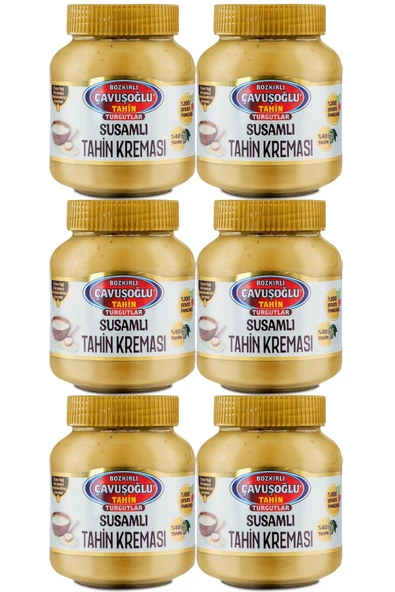Bozkırlı Çavuşoğlu Çavuşoğlu Susamlı Tahin Kreması 330 gr x 6 Adet ürün görseli 1