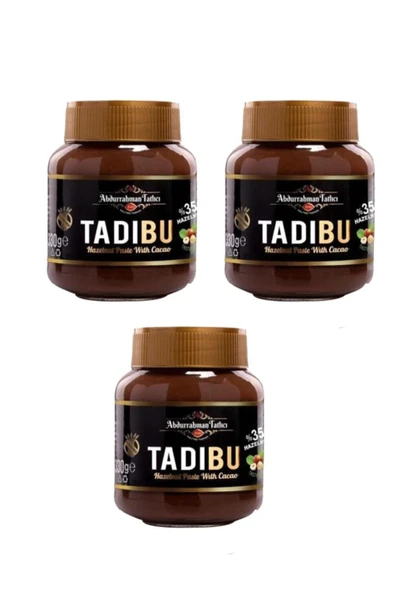 Abdurrahman Tatlıcı Tadıbu Fındık Ezmesi 330 Gr X 3 ürün görseli 1